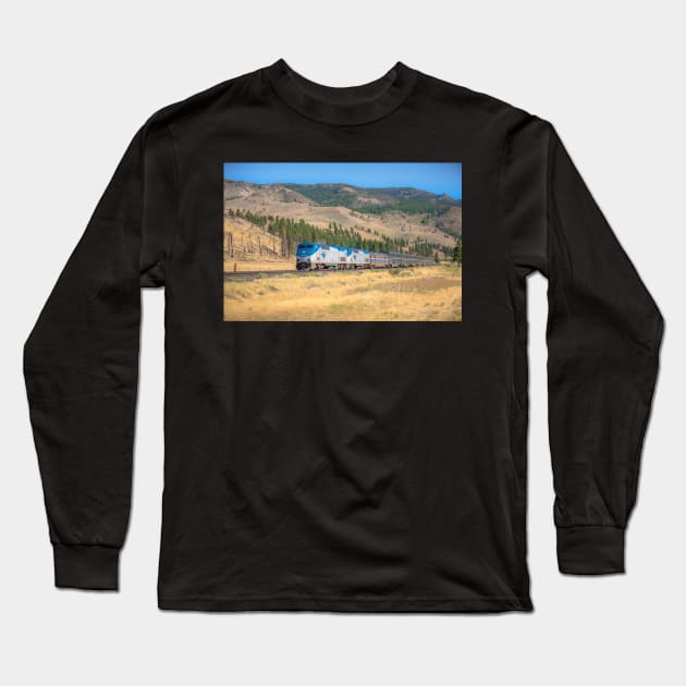 Amtrak's California Zephyr Long Sleeve T-Shirt by Bonita Vista Photography